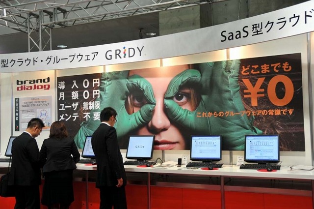 イベント会場ではGRIDYを試す人が絶えない状態