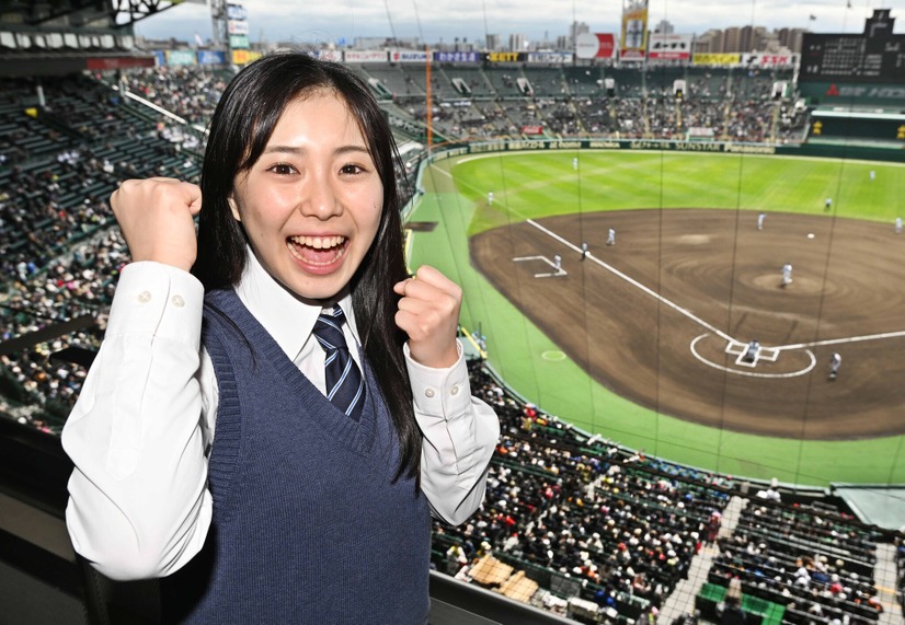 センバツ応援イメージキャラクター・久慈愛が開幕戦を観戦「うるっときました」
