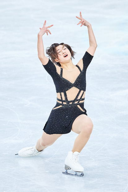 坂本花織(Photo by Joosep Martinson - International Skating Union/International Skating Union via Getty Images)
