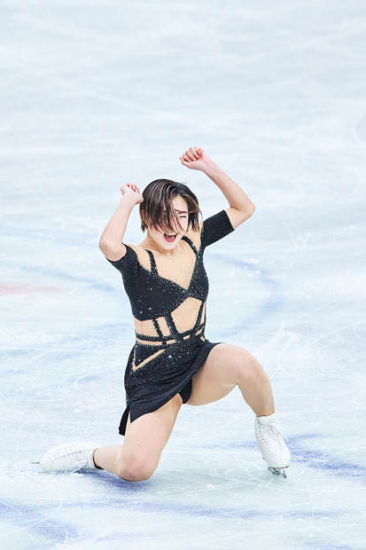 坂本花織(Photo by Joosep Martinson - International Skating Union/International Skating Union via Getty Images)