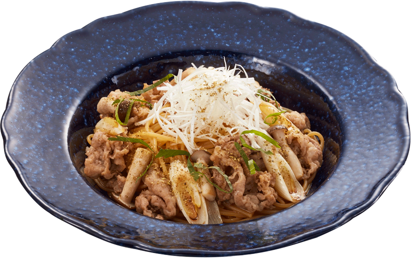 牛肉としびれ山椒の特製和風～さっぱり野菜だしと半熟卵を添えて～