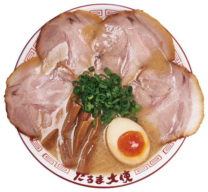 群馬豚骨らーめん だるま大使 肉増し
