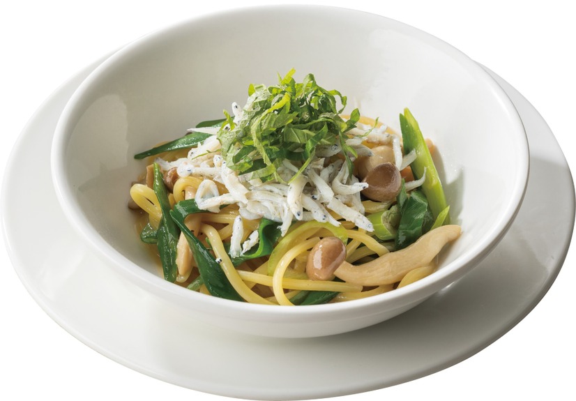 しらすと九条ネギの出汁醤油バター（ハーフ）（450円）