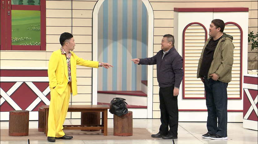 （左から）吉田裕、川畑泰史、諸見里大介（C）MBS