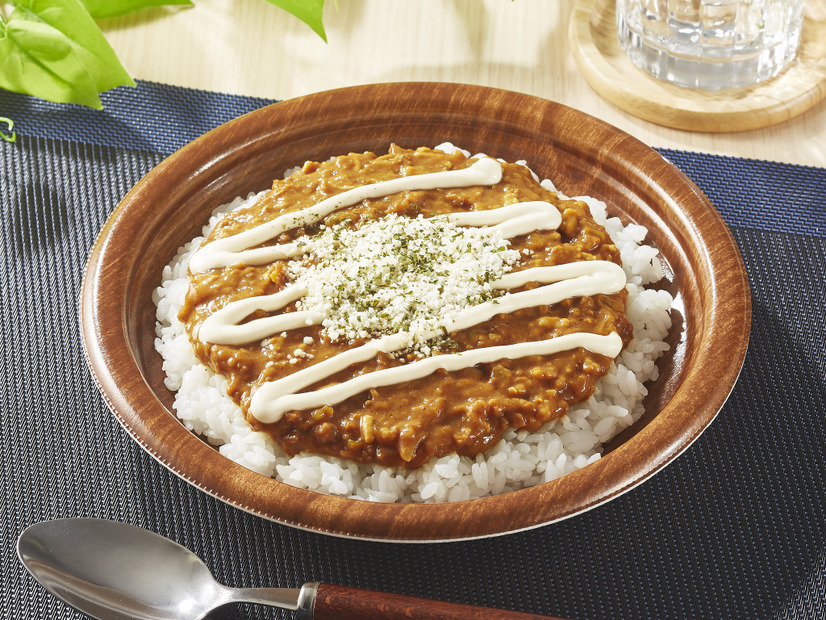 チーズソースキーマカレー