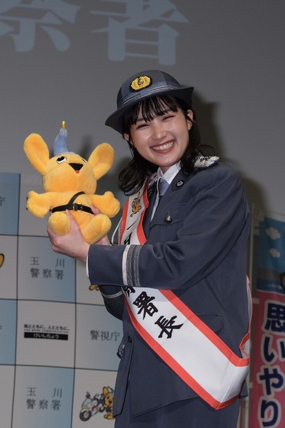 井頭愛海、玉川警察署の一日警察署長に！「警察官役もいつかやってみたいです」