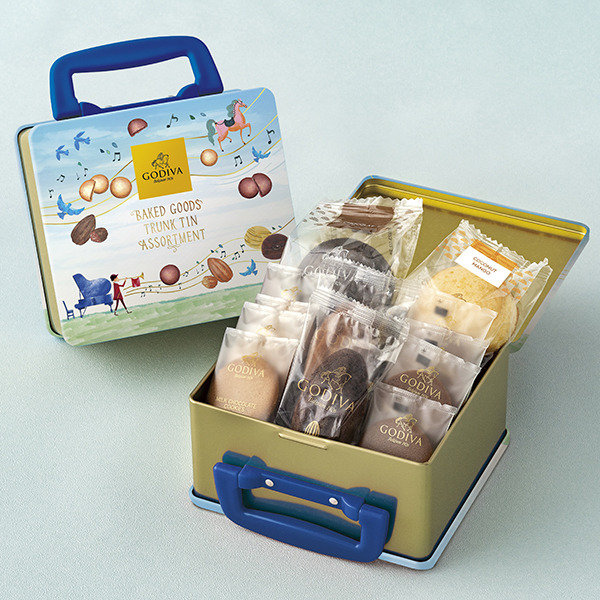 お菓子のトランク缶