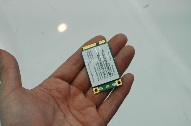 搭載されているインテルのWiMAX/WiFi Link 5500シリーズのモジュール