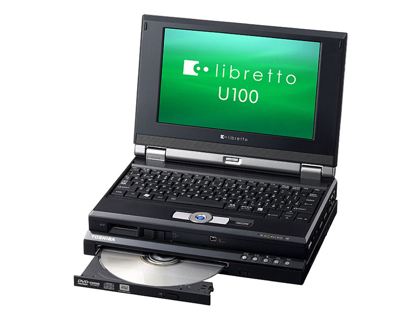 リブレットDVDドック装着時