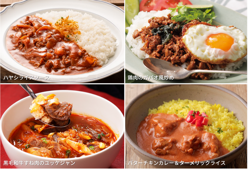 ＜世界を食べ歩きごはんシリーズ＞かけて食べるセット