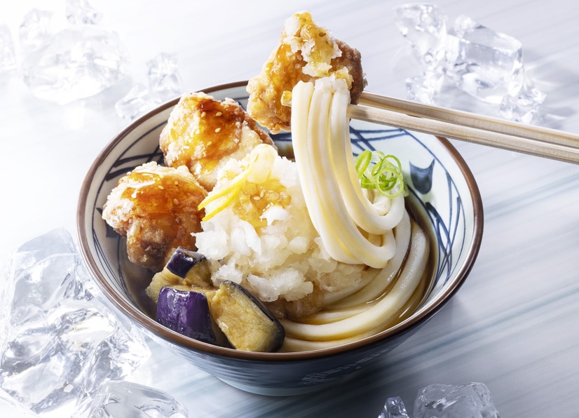 鬼おろし鶏からぶっかけうどん
