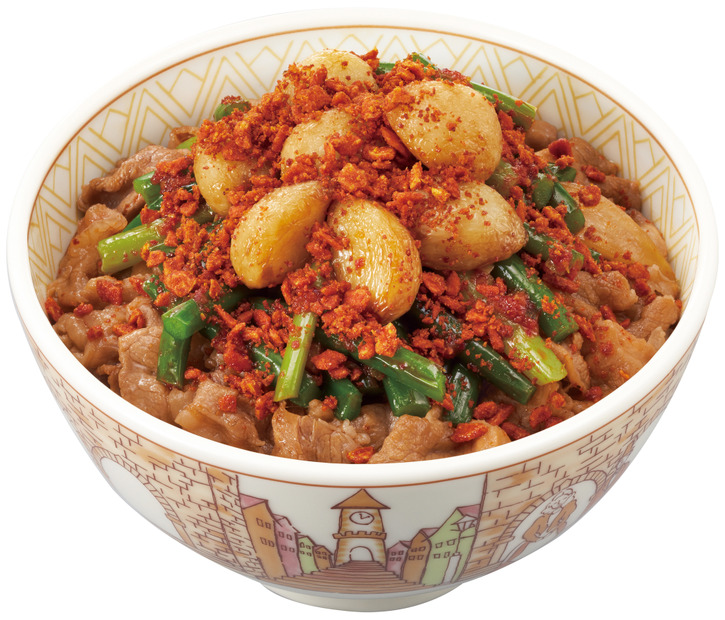 トリプルニンニク牛丼