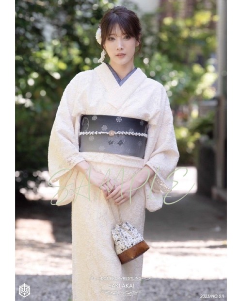 赤井沙希のレア浴衣（インスタグラムから＝事務所に掲載許可をいただいています）
