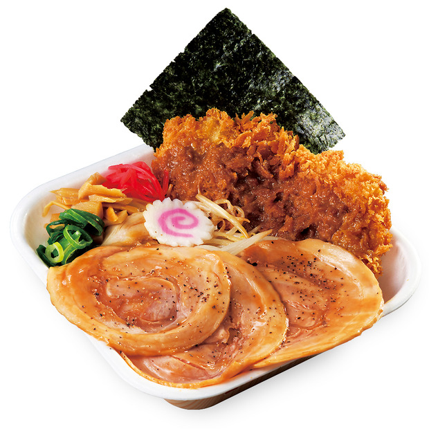 チャーシュー増し とんこつチキンカツ丼弁当