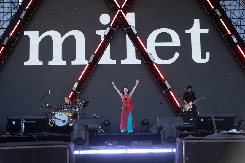 TMEA初に初出演したmilet（提供写真）