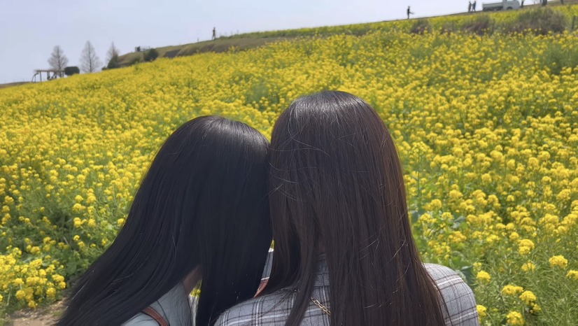 NMB5期生が同期旅（小嶋花梨ツイッター＝所属事務所の掲載許可をいただいています）