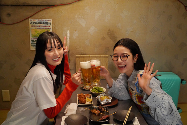 遠藤さくら、森田想 『トラックガール』 （C）フジテレビ