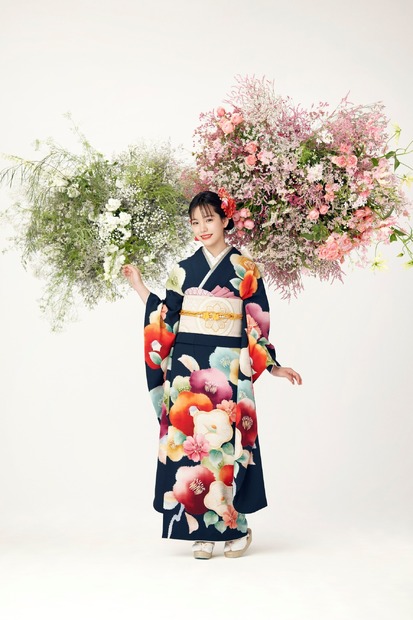 當真あみ、人気女優の登竜門「京都きもの友禅」の7代目イメージモデルに