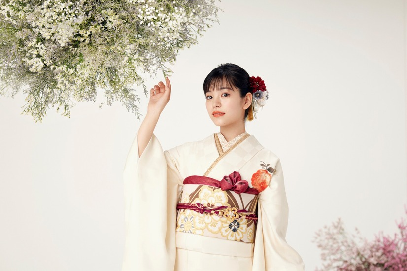 當真あみ、人気女優の登竜門「京都きもの友禅」の7代目イメージモデルに