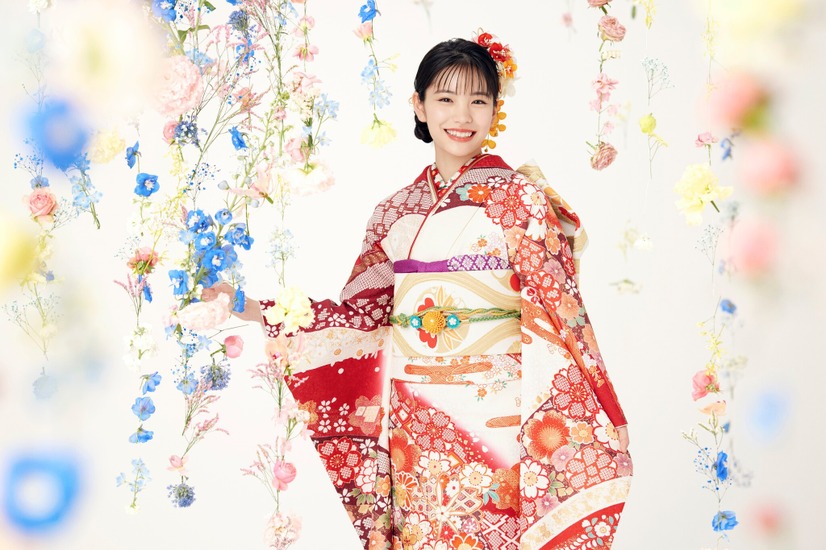 當真あみ、人気女優の登竜門「京都きもの友禅」の7代目イメージモデルに