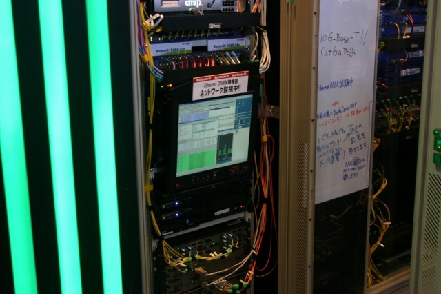 EtherOAMの監視画面