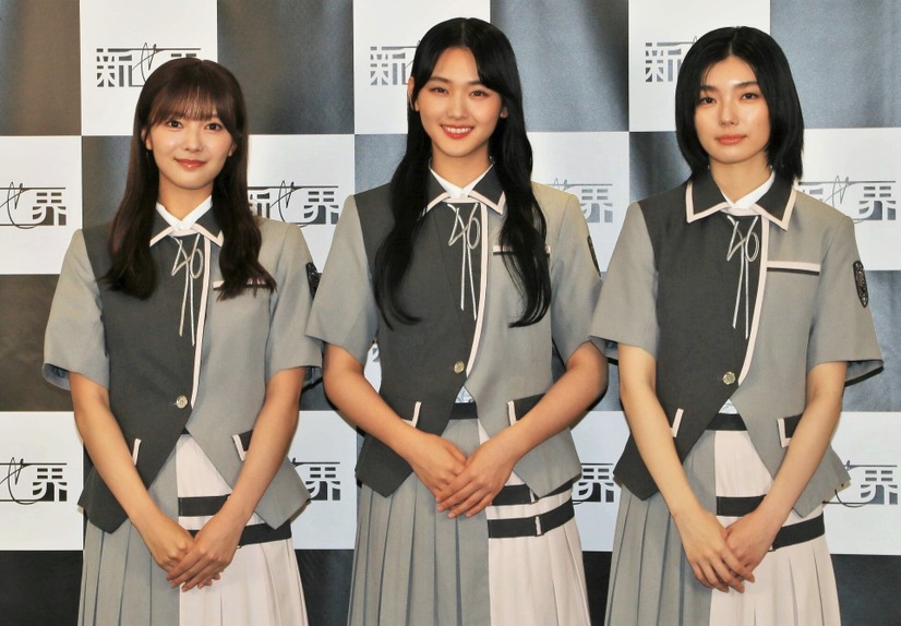 櫻坂46（田村保乃、山﨑天、藤吉夏鈴）【撮影：小宮山あきの】