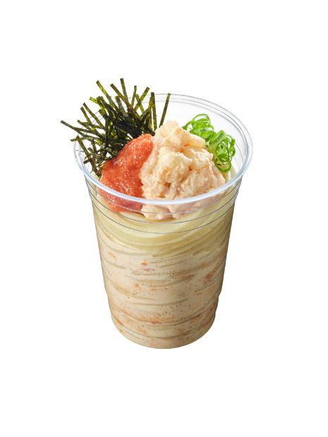 明太ポテサラクリームうどん