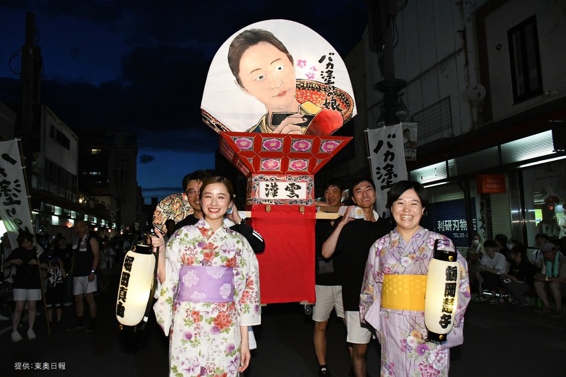 堀田真由、弘前ねぷたまつりにサプライズ参加！