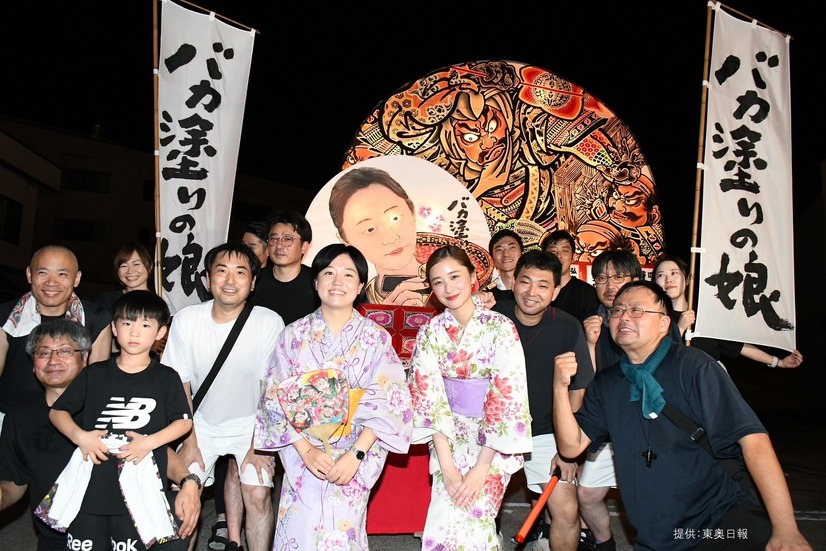 堀田真由、弘前ねぷたまつりにサプライズ参加！