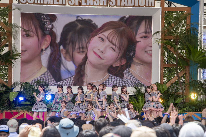 【TIF 2023】王道パフォ披露のAKB48、総監督・向井地美音「暑さに負けず最後までいっぱい声出してくれますかー！」