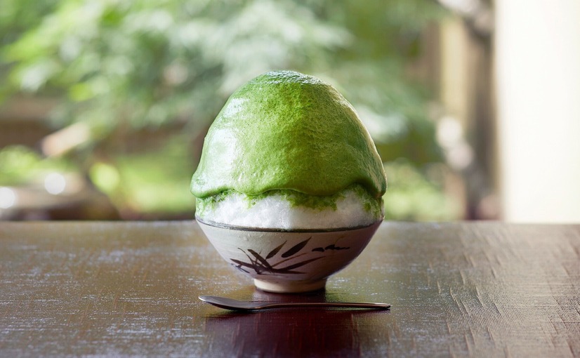 茶三楽「抹茶エスプーマかき氷 極」（1個）1,760円［阪神梅田本店限定］