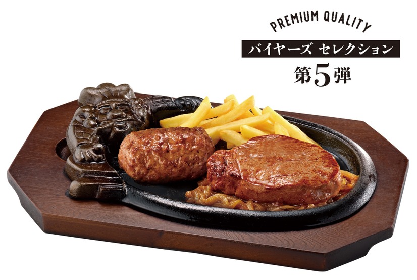 炭焼きがんこハンバーグ＆炭焼きやわらかヒレステーキ