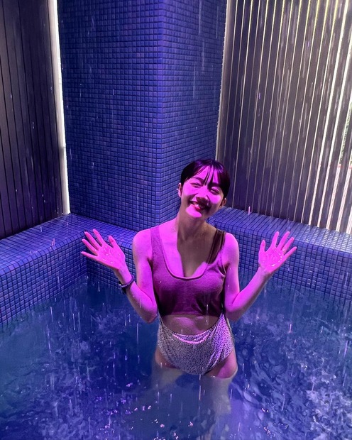 松川菜々花（インスタグラムから＝所属事務所に掲載許可をいただいています）