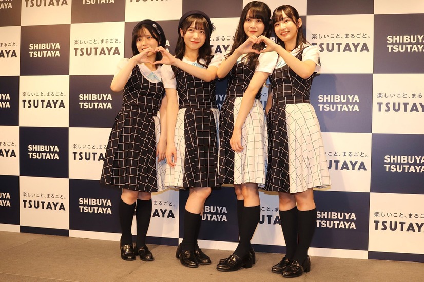 岩田陽菜、石田千穂、中村舞、沖侑果（STU48）【撮影：浜瀬将樹】