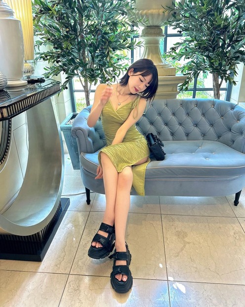 新唯（インスタグラムから＝所属事務所に掲載許可をいただいています）