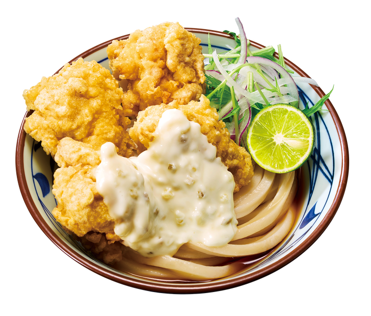 タル鶏天ぶっかけうどん