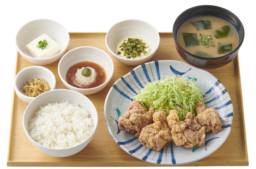 極みから揚げ定食［2種の和風だれ］