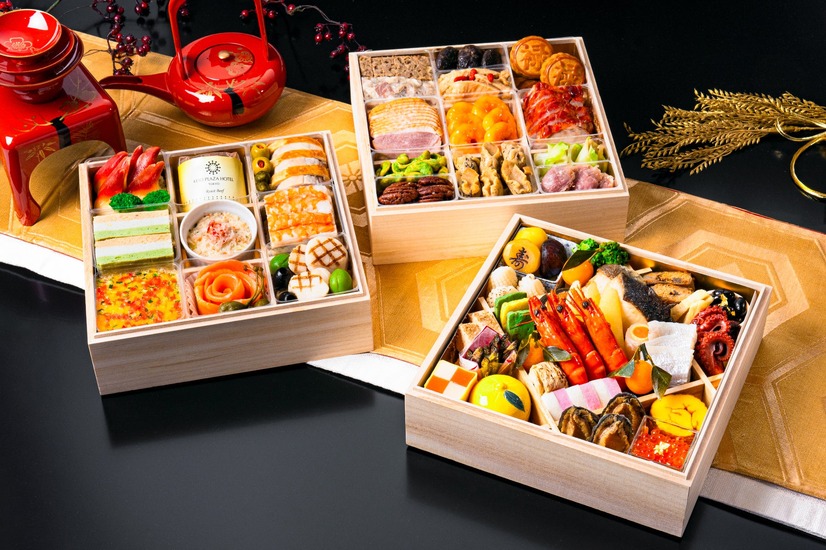 京王プラザホテル、伊万里鍋島焼の特製お重「極上のおせち～和洋中三段重～」予約開始