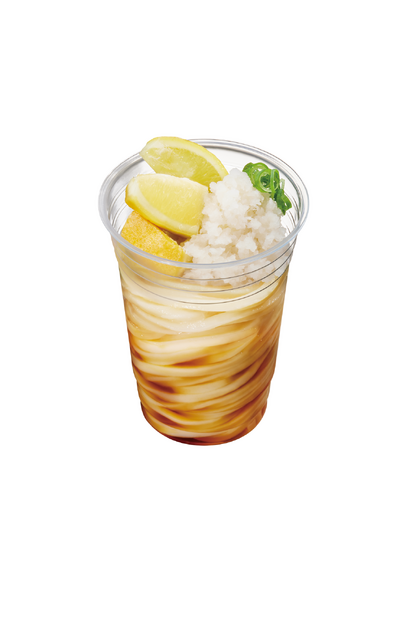凍らせレモンのおろしぶっかけうどん