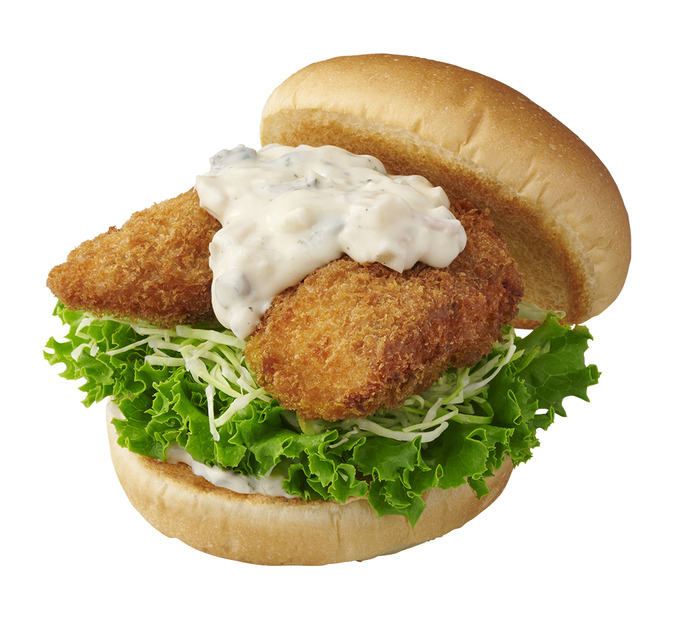 真鯛カツバーガー ～長崎県産天然真鯛のフライに、特製レモンタルタルソースを添えて～