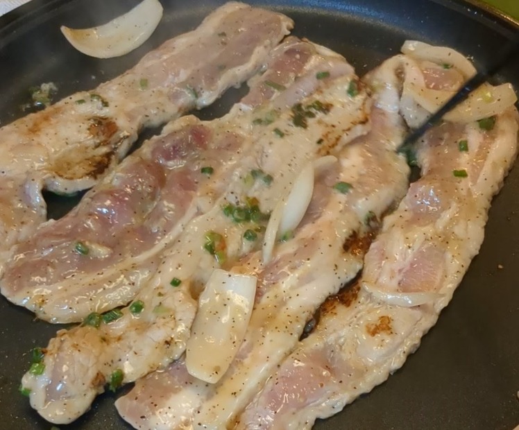 コストコのサムギョプサル＠撮影：渡邉