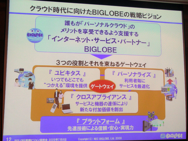BIGLOBE戦略ビジョン