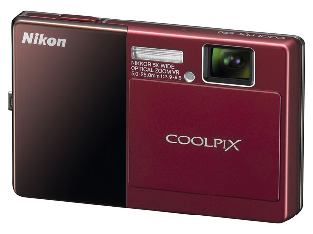 COOLPIX S70クリスタルレッド