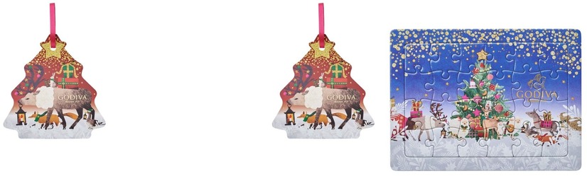 「ゴディバ 星降る森のクリスマス G キューブ」