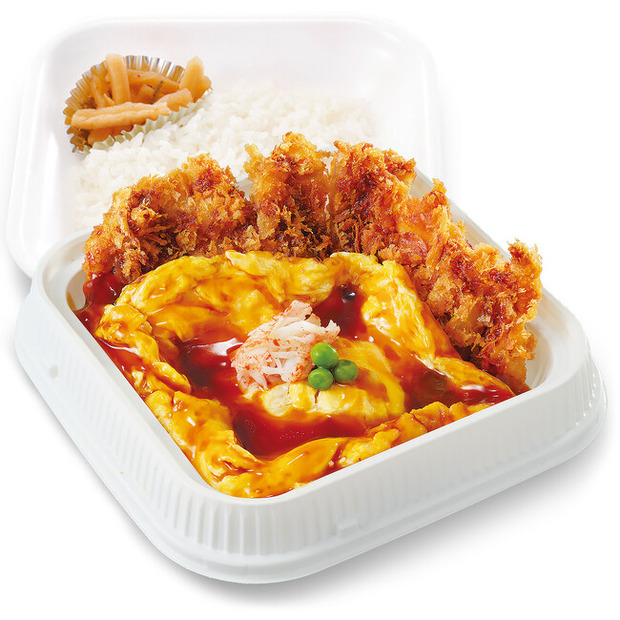 天津飯チキンカツ弁当　790円(税込853円)