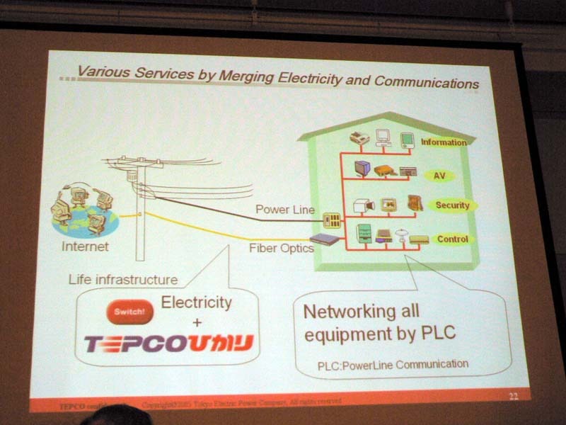 　FTTH Council Asia-Pacificジェネラルミーティングのマーケットドライバーセッション（何が市場を牽引するかをテーマとしたセッション）において、TEPCOひかりの清水俊彦氏は、現在約13万加入のTEPCOひかりについて、2008年には100万以上の加入数を目指すと述べた。