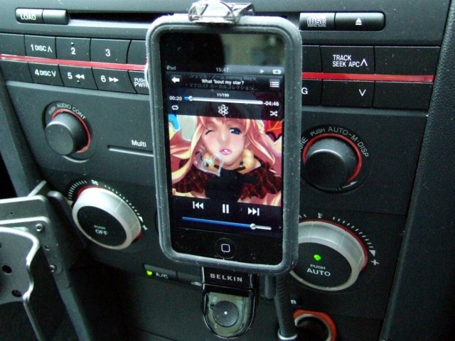 iPod touch 2G縦位置での使用