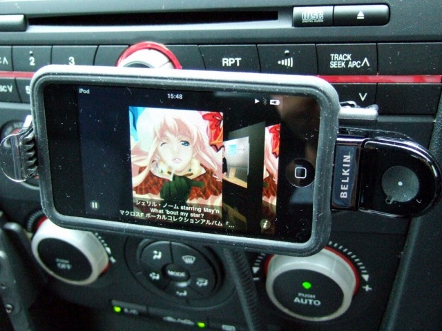 iPod touch 2G横位置での使用