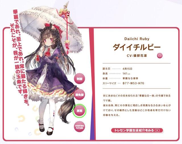 『ウマ娘』3Dモデルとこんなに違う！メジロラモーヌ、シンボリクリスエスら5人の「原案イラスト」がお披露目