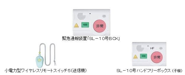 SL−10号BOXおよびワイヤレスリモートスイッチ外観